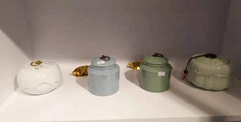 欧式小天使玩偶人物小型陶瓷宠物骨灰盒动物纪念罐防潮小型宠物罐